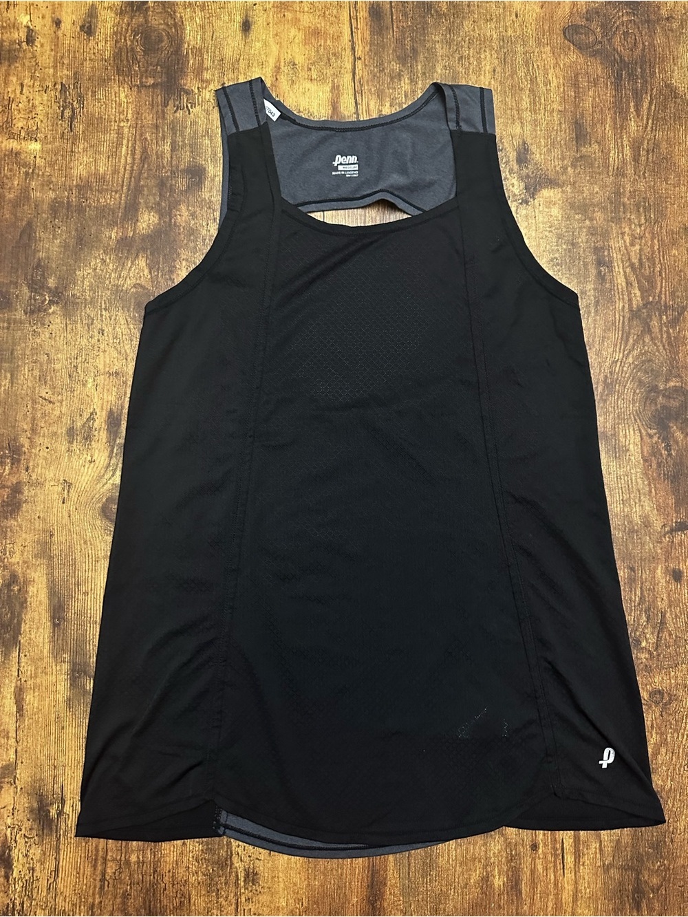 Penningtons Black Athletic Tank Top with Shelf #180